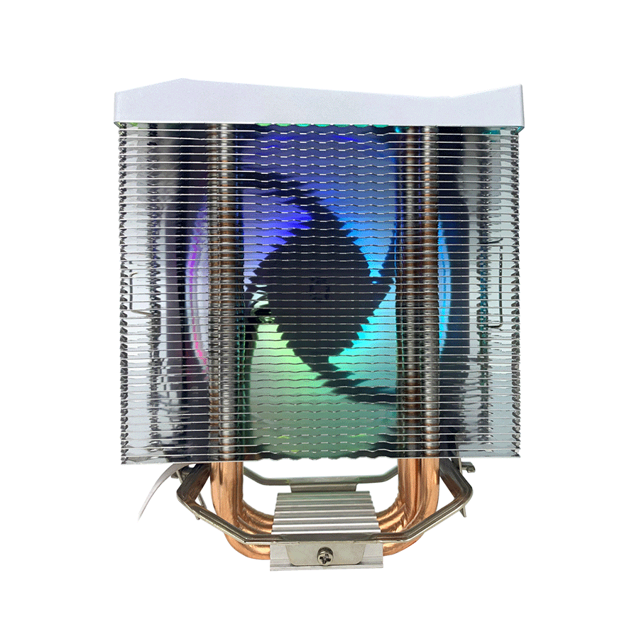 CPU hladnjak RAMPAGE OCTAGON C50 White 57CFM 1800RPM 12cm ARGB AM5/LGA1700 Compatible Air Cooled CPU Fan - slika 3