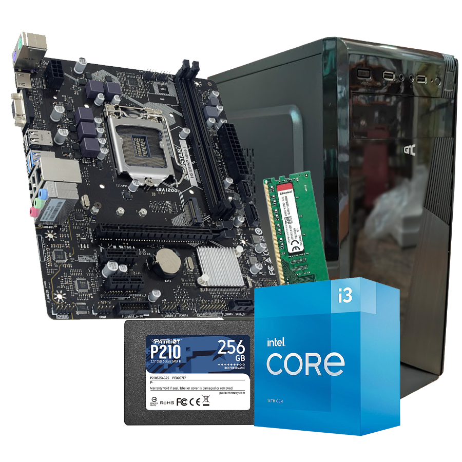 GNC OFFICE WIN 11 PRO i3-10105 3.70GHz, MB H510, RAM  8GB DDR4, SSD 2,5 240GB , Kući&scaron;te sa napajanjem 500W, 2Y