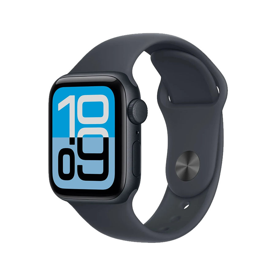 Apple Watch SE 3 44mm Aluminum Case with Midnight Sport Band &ndash; M/L - MEHQ4