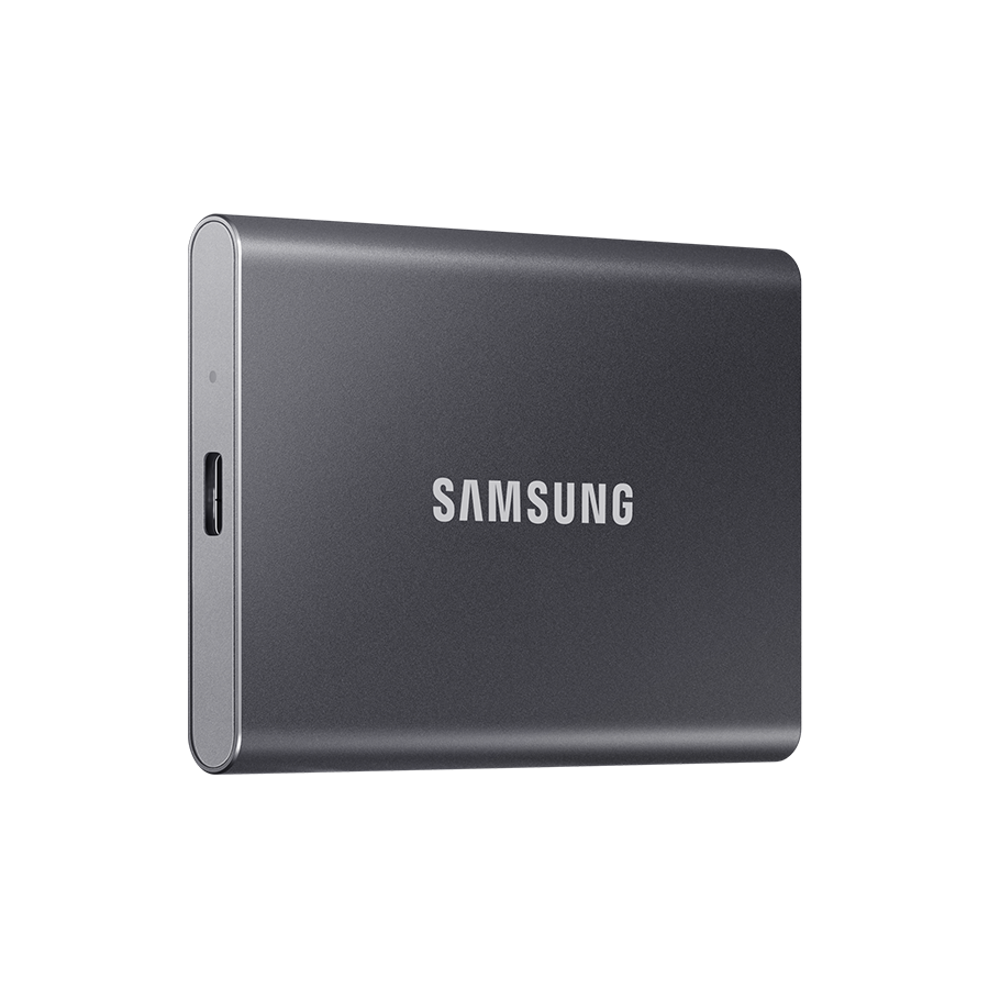 EXT.SSD SAMSUNG Portable T7 2TB USB 3.2 Gen 2 Sequential Read/Write : Up to 1,050MB/sec /Up to 1,000 MB/sec/titan grey/MU-PC2T0T/WW