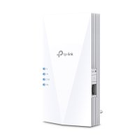 TP-Link RE500X AX1500 Wi-Fi 6 Range Extender, 300 Mbps at 2.4 GHz + 1201 Mbps at 5 GHz, 2 &times; Internal Antennas, 1 &times; Gigabit Port, Broadcom 1.5GHz Tri-C